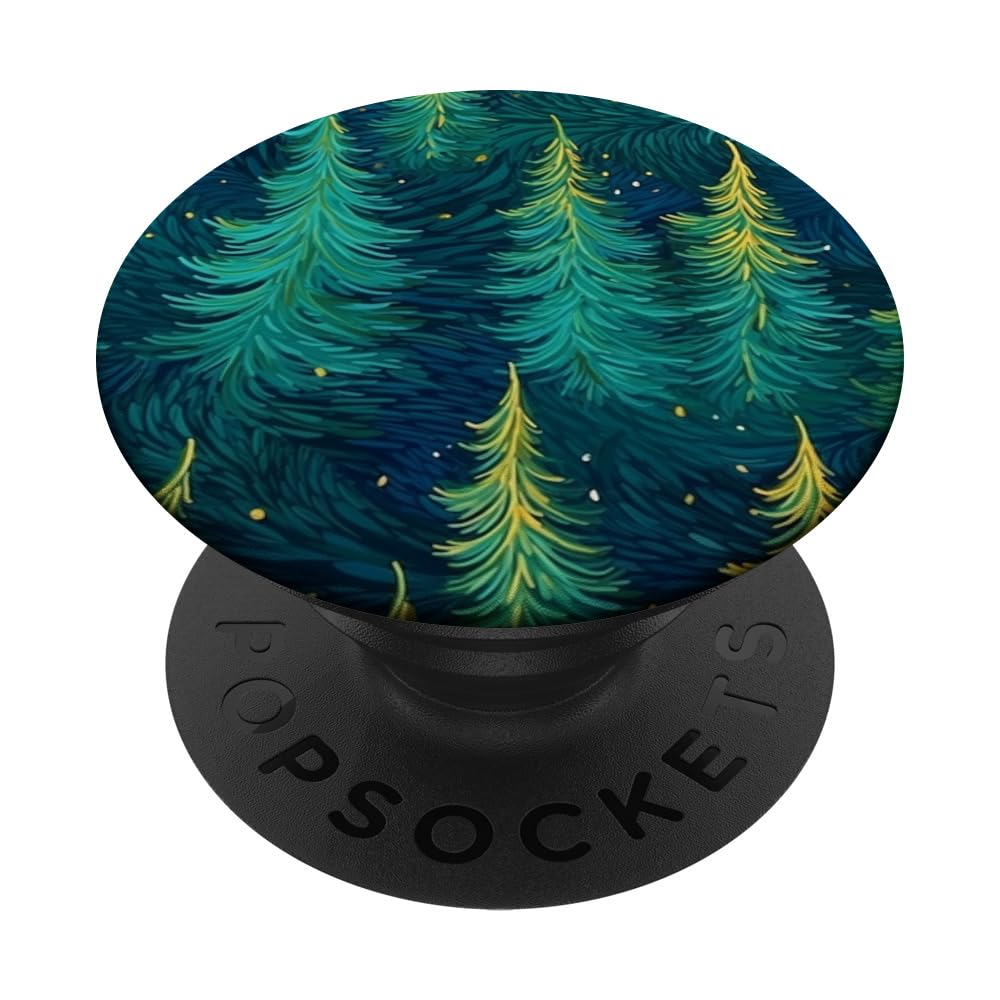 Spruce Needles Starry Night PopSockets Swappable PopGrip