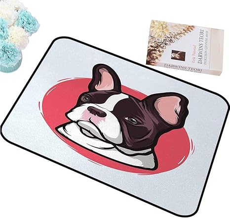 Amazon 寝室玄関動物 かわいいフレンチブルドッグの芸術的な肖像ヒップスター純血種の生き物ペットイラスト ピンクブラウンw31 Xl47への滑りを避ける 75x45cm 玄関マット オンライン通販 Amazon 寝室玄関動物 かわいいフレンチブルドッグの芸術的な肖像ヒップスター純血種の生き物ペットイラスト ピンクブラウンw31 Xl47への滑りを避ける 75x45cm 玄関マット オンライン通販