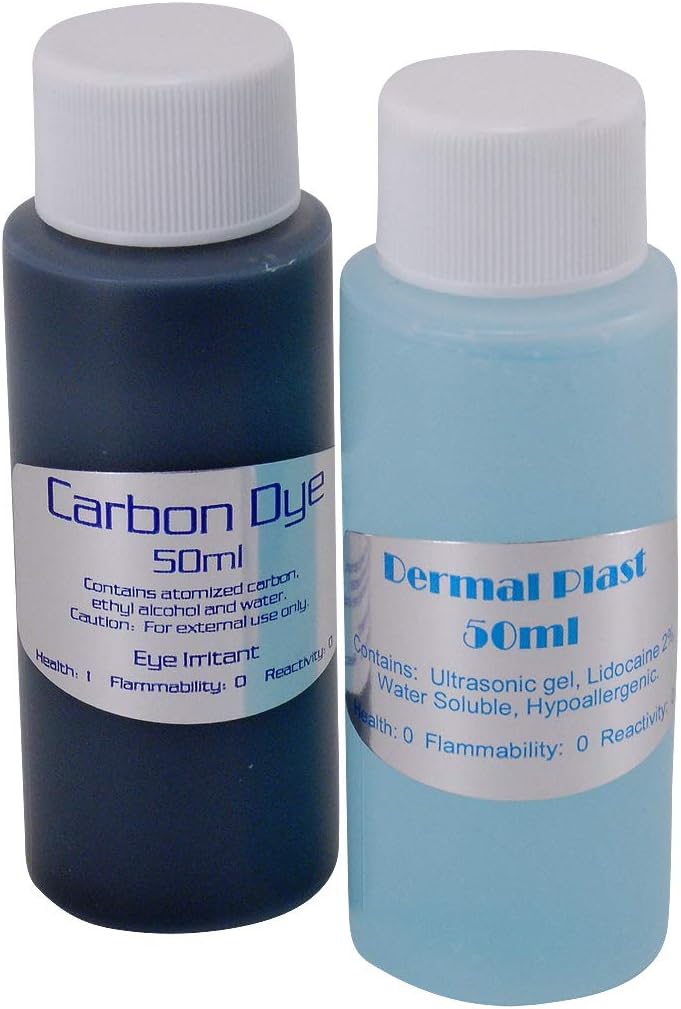Carbon Dye Dermal Plast Kit, 100ml for Laser and IPL Treatments
