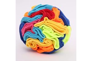 Ablechien Snuffle Ball - Snuffle Ball for Small Dogs, Interactive Dog Toys to Keep Them Busy, Puppy Dog Puzzle Toy with Storage Bag Machine Washable