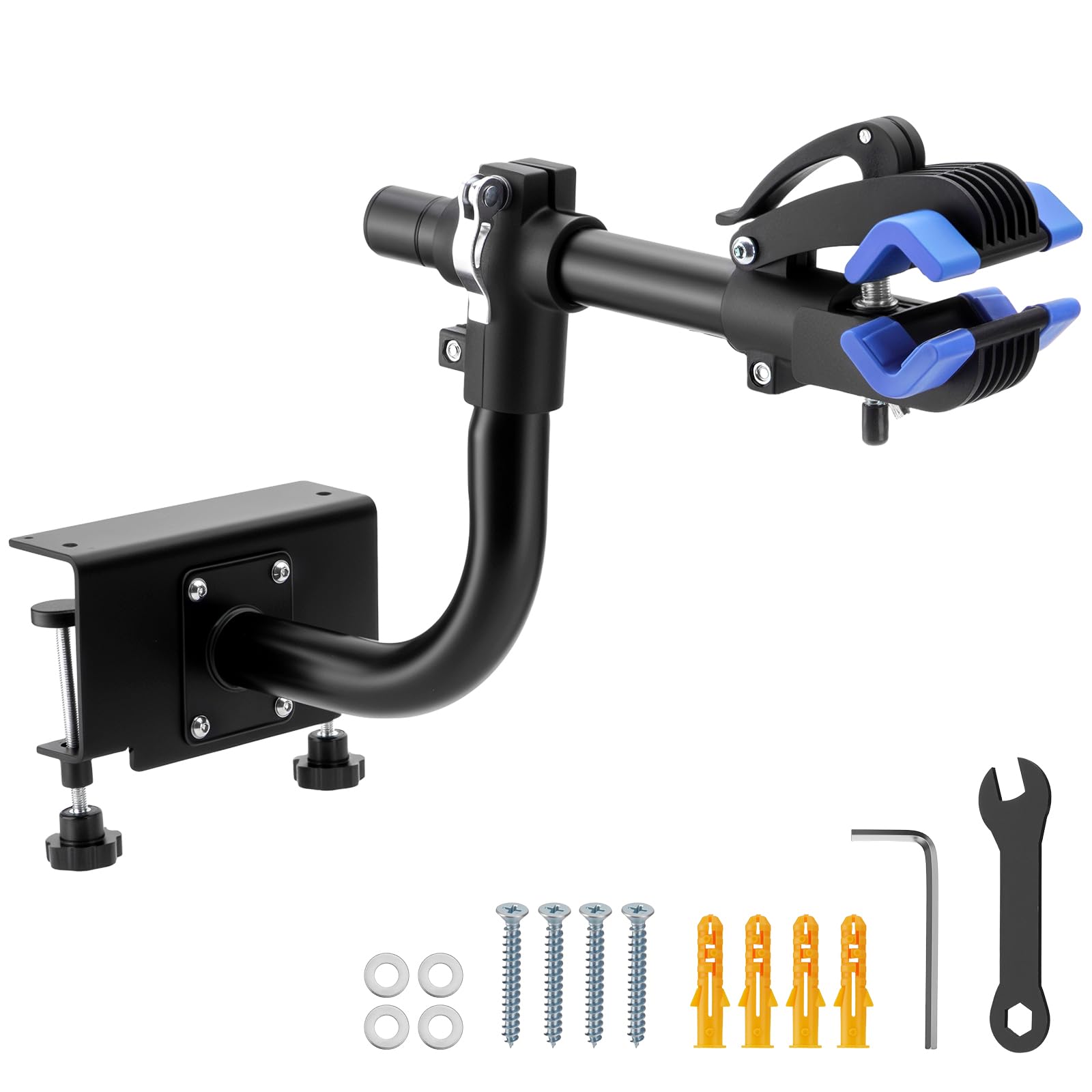 Photo 1 of Turnirace Upgraded Truck Bed Bike Rack for Pickups, Heavy-Duty Bicycle Car Racks with 360° Multi-Angle Adjustment, Universal Fit Pickup Bed Bike Mount with Anti-Collision Rubber Pads