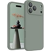 FireNova Magnetic for iPhone 17 Pro Case, Compatible with MagSafe, [Integrated Silicone Camera Control Button] [Camera Protection] Anti-Scratch Microfiber Lining Phone Case, 6.3", Calke Green