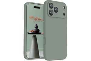 FireNova Magnetic for iPhone 17 Pro Case, Compatible with MagSafe, [Integrated Silicone Camera Control Button] [Camera Protection] Anti-Scratch Microfiber Lining Phone Case, 6.3", Calke Green