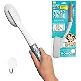 Molly's Marvelous Power Pumice Lemon Scented, Hard Water Stain Remover, Toilet Ring Remover, Extra-Long Handle, Safe and No H