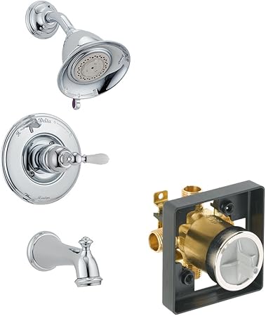 Delta Delta Ktsdvi T14455 H712 Ch Victorian Tub Shower Kit