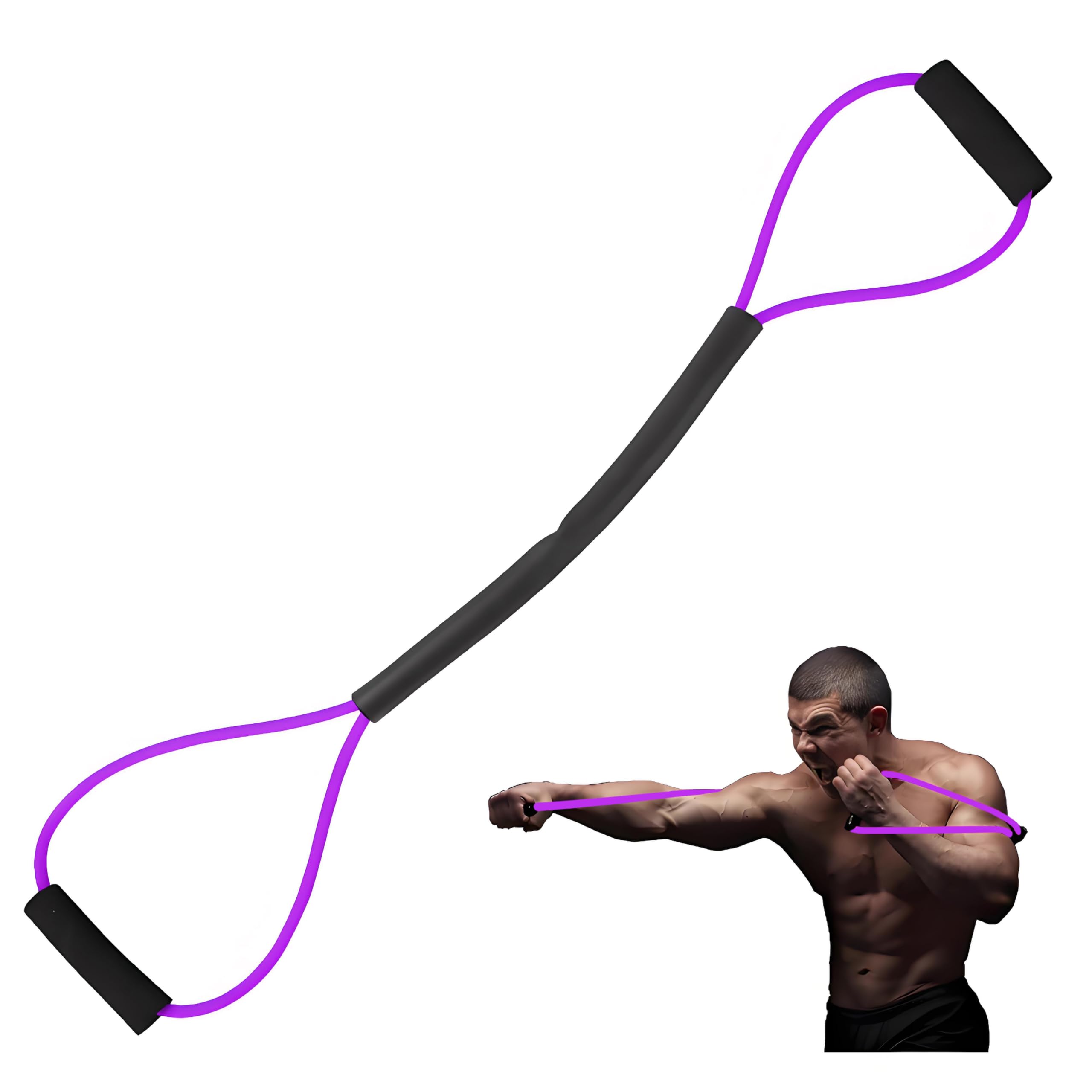 Photo 1 of ?????????? Boxing Resistance Bands for Explosive Strength and Speed Training - Enhance Your Boxing Skills Anywhere, Anytime (Purple 50LB)