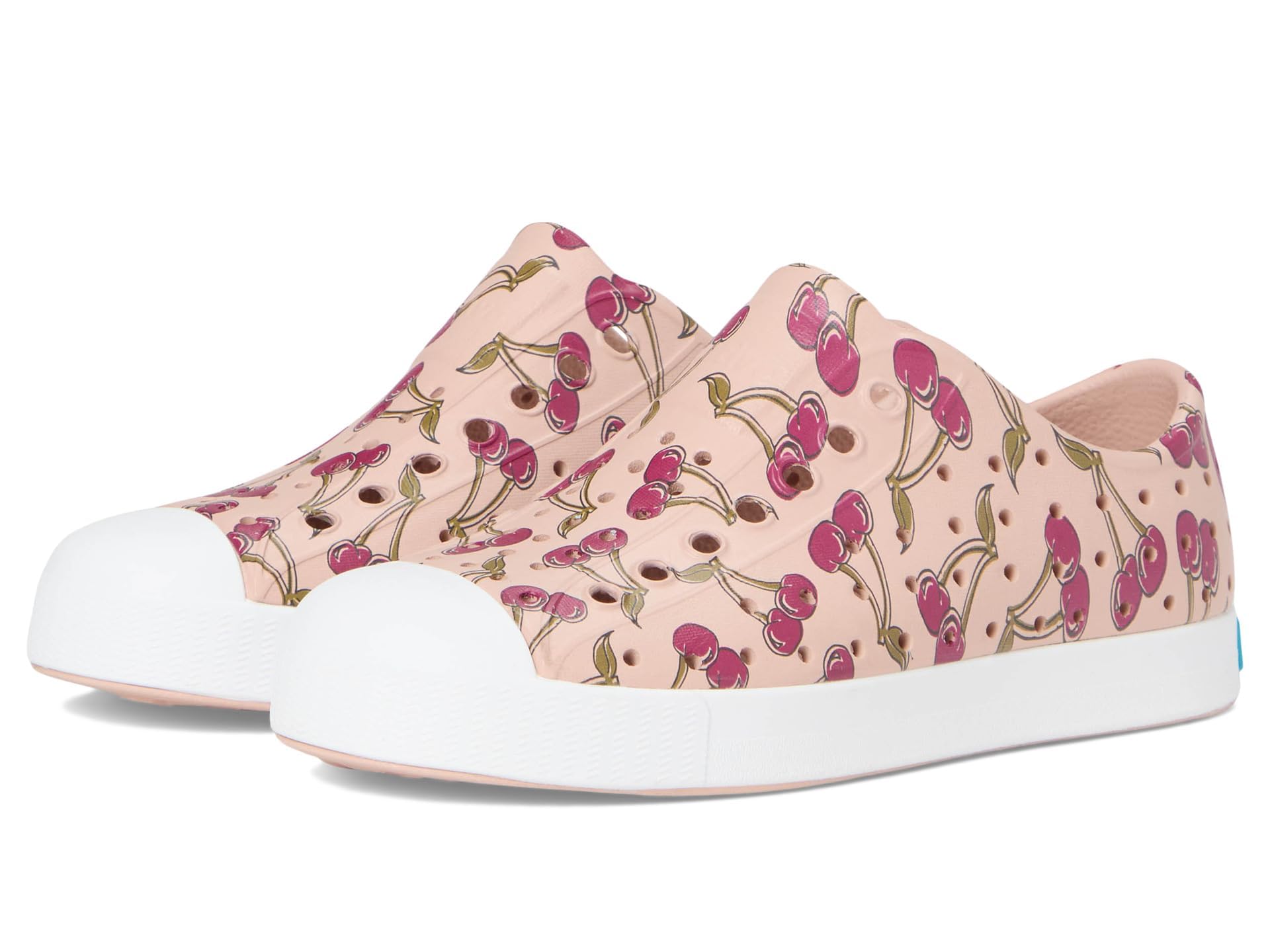 Native Shoes Unisex Kid Jefferson Print (Toddler) Chameleon Pink/Shell White/Root Cherry 4 Toddler Medium Image