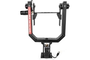 PROAIM Gold Pan Tilt Head for Camera Jib Crane. 2-Axis Motorized Head with 12V Joystick Controller Payload - 7.5kg/16.5lb (PT