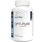 NuEthix Formulations Opti-Pure, Daily Nutritional Support for Detoxification Supplement, Supports Liver Function and Elimination of Toxins, 30 Serving Bottle