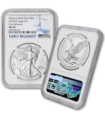 2021 (W) 1 oz American Silver Eagle Coin MS-70 (Heraldic Eagle T-1