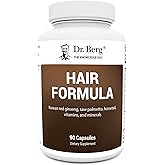 Dr. Berg All-in-One Vitamins for Hair, Skin, & Nails - Advanced Formula with Biotin, Saw Palmetto, DHT Blocker, & Trace Minerals - 90 Veg Capsules