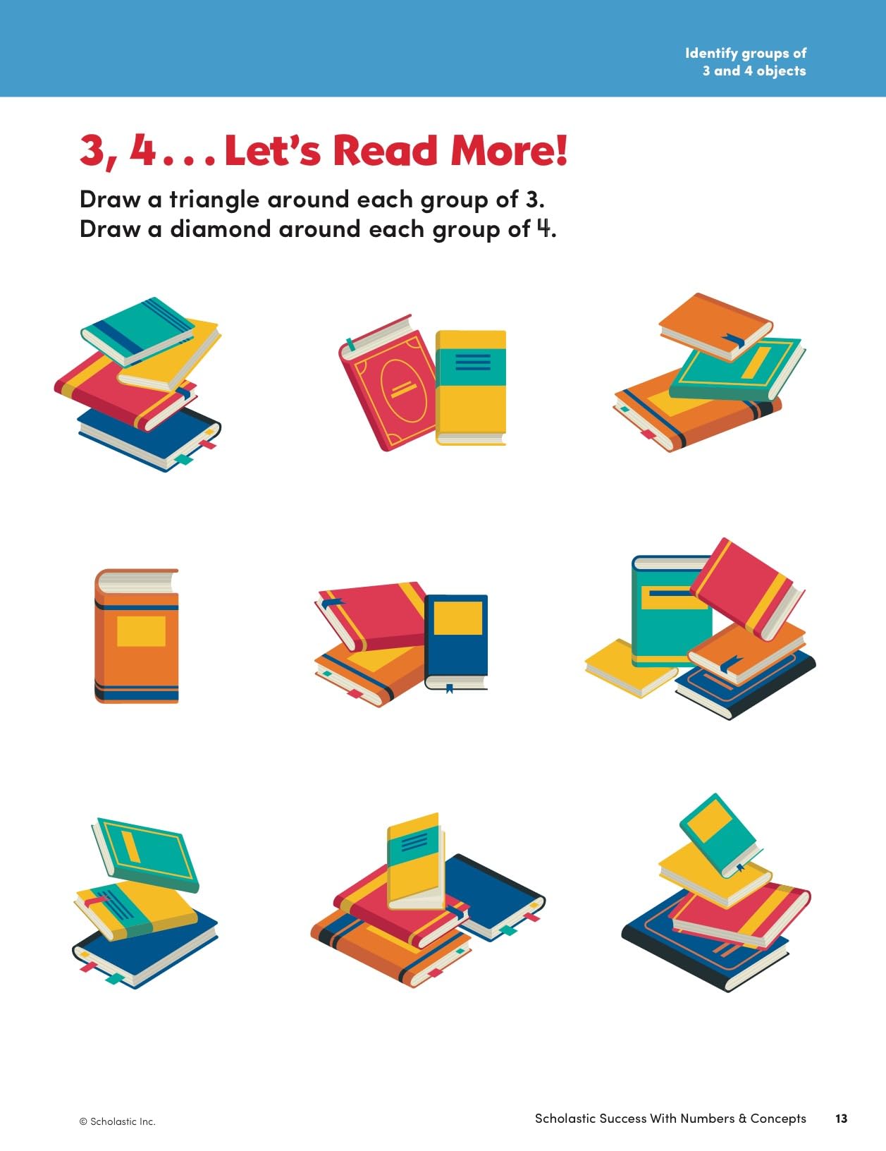 Scholastic Success with Numbers & Concepts Workbook (Scholastic Success; Grades Prek-k)