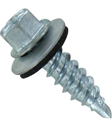 Power Pro ZXL Roofing Screws, Self-Drilling, Metal to Wood, Black