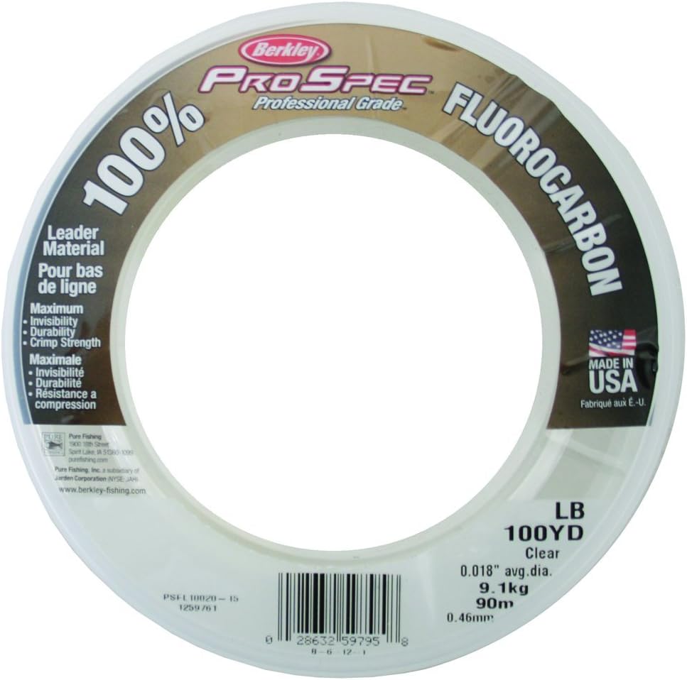 Berkley ProSpec 100% Fluorocarbon Leader Material Fishing Line