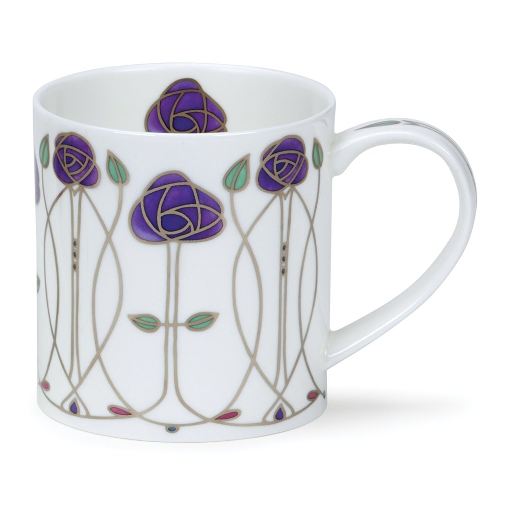 Dunoon Fine Bone China Orkney Argyle Mackintosh Fine Bone China Mug - Made in England (Purple)