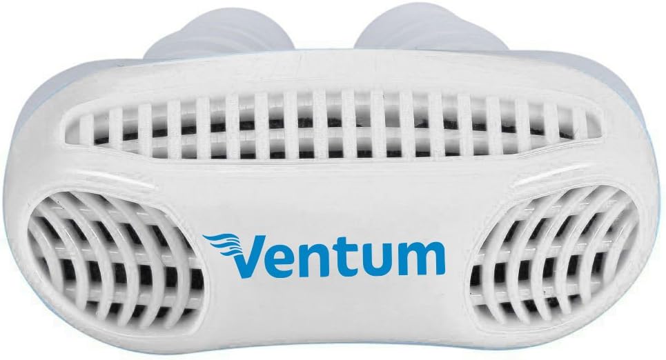 Snoring Solution by Ventum -Anti Snoring Devices-Air Purifier Snore Stopper Nose Vent for Natural and Comfortable Sleep Aid - Air Purifying Respirator Relieves Stuffy Nose - Breathe Fresh Healty Air