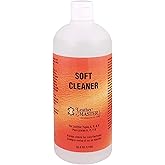 Leather Master Soft Leather Cleaner 33.8 oz/Liter - Soft Leather Cleaner for use of Leather Furniture, Car Interior, Apparel, Boots, Shoes, and Bags.