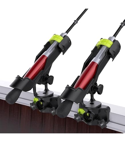 Downeast D-10 Rod Holder with Single Clamp Mount, Grey, Rod Racks