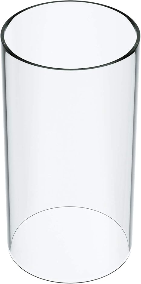 Amazon Com Ketelamp Hurricane Candle Holder Glass Open Ended Glass Bottomless Cylindrical Glass Glass Lamp Shade Of 4 X 4 Multiple Specifications Kitchen Dining