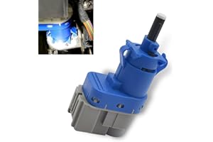 Civwesi Pack-1 Car Brake Light Switch, Original Standard Replacement 7T4Z13480AA 8T4T96854M 8T4Z13480A, Standard 4 Pin Brake Pedal Modification Switch, Compatible with Specific Models (Blue & Gray)