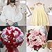 22Pcs Crystal Rhinestones Pearl Buttons, Rhinestone Flower Embellishments Button Flatback Pearl Beads DIY for Jewelry Making, Wedding DIY Supplies, Clothes, Bags, Shoes and Sew Craft Projects