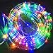 Solar Rope Lights Outdoor Waterproof Colorful LED Garden Decorative Landscape Lights for Party Festival Patio Three