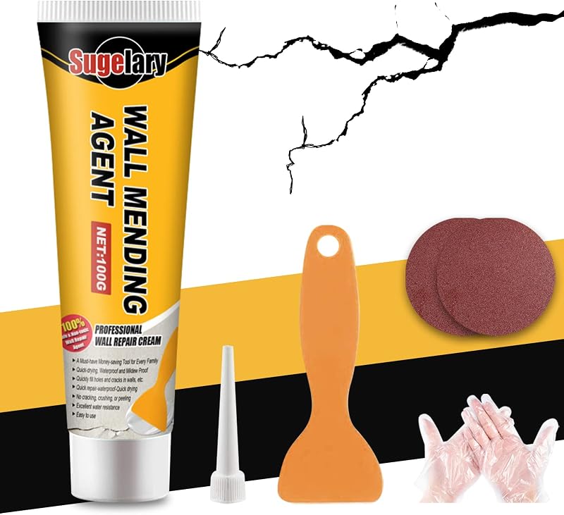Sugelary Wall Repair Cream 100g White SFX Mildewproof Quick Dry Patch Kit