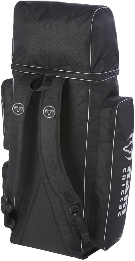 Ram Cricket Duffle Kit Bag, Senior & Junior Sizes, Durable Cordura Material, Y2K-Nylon Grade 8 Zips, Padded Shoulder Straps - Image 3
