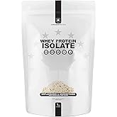 Canadian Protein 100% Whey Isolate 27g of Protein | 1 kg of Unflavoured Low Carb Keto Friendly Workout Recovery Drink | Prote