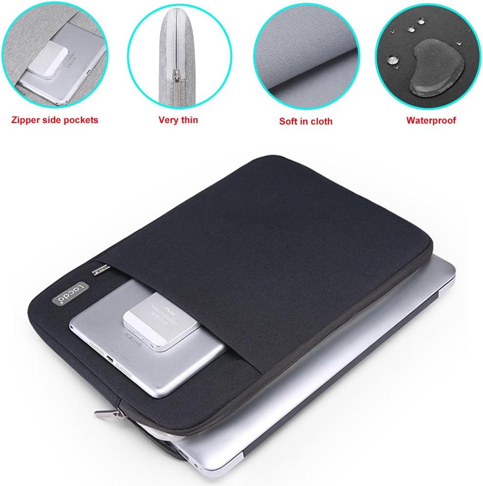 Lacdo Laptop Sleeve Case Bag for 13 inch New MacBook Air M4 A3240 2025/M3 A3113/M2 A2681/M1 A2337 - Image 5