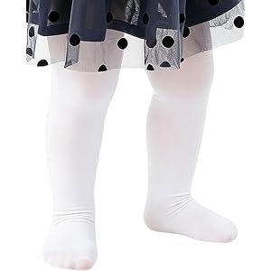 hakugoo Toddler Tights for Girls Ballet Tights Ultra Soft Baby Stockings | Breathable,High Stretch,Colorful,Dance,Daily,Schoo