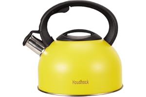 Tea Kettle, 2.7 Liter Loud Stovetop Whistling Teakettle with Cool Grip Ergonomic Handle Food Grade Stainless Steel Teapot for