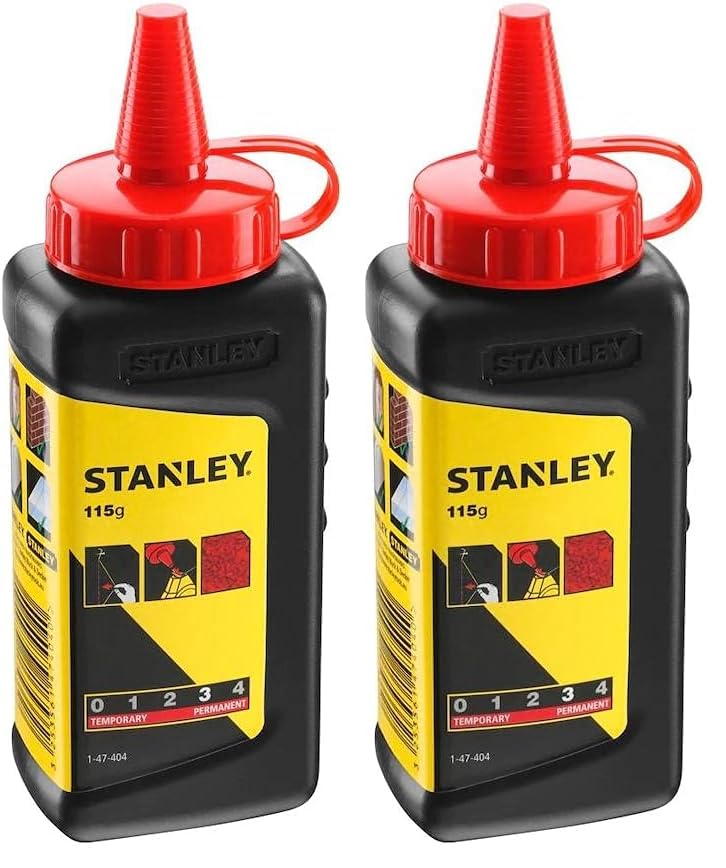 Stanley 1-47-404 115g red Chalk Refill (Pack of 2)