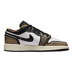 Jordan 1 Low Grade School Black/White