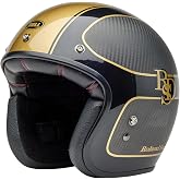Bell Custom 500 Carbon Helmet (Gloss RSD Player Matte/Gloss Black/Gold - Large)
