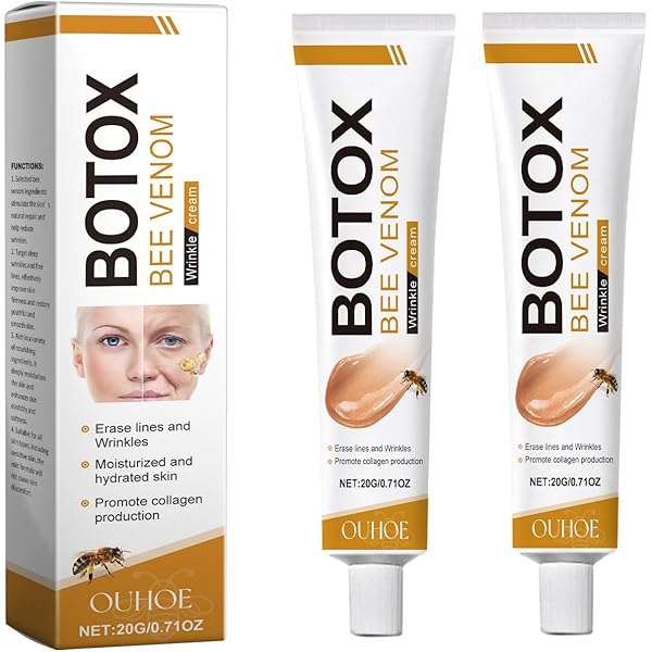 Amazon.com : PAQIMAN Botox Bee Venom Wrinkle Removal Cream,Anti