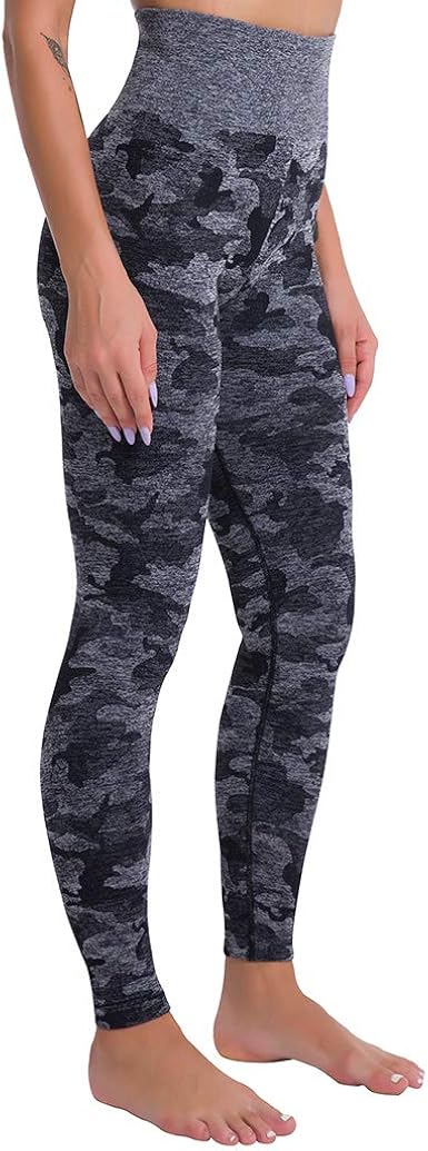 grey camo workout leggings