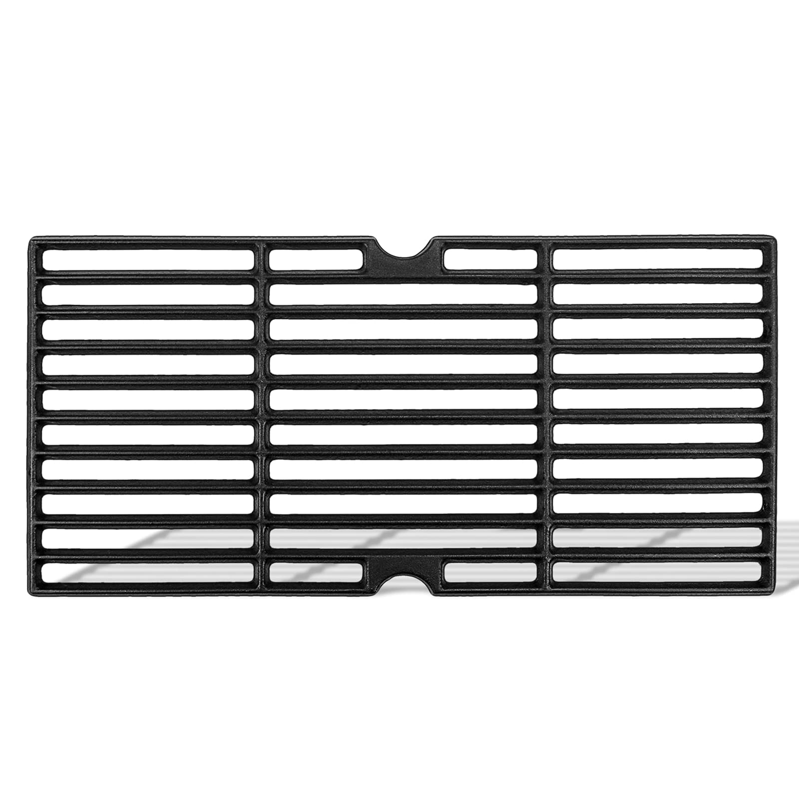 GFTIME 42.8 x 21cm Cast Iron Cooking Grate for Charbroil Advantage 463343015, 463344015, 463344116, for Enders Boston 3, Landmann Triton 3, Kenmore, Broil King, Master Chef Gas Grills, 1 Pack