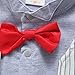 Baby Boy Rompers  Toddler Short Sleeve Tuxedo Suit Set Infant Outfit Onesie White 70 3-6 Month