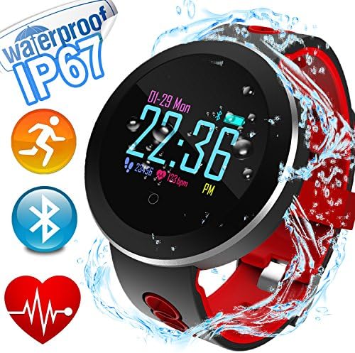 Fitness Tracker Smart Watch with Heart Rate Blood Pressure Monitor Music Player for Men Women Kid GPS Activity Tracke Sport Smartwatch Calories Pedometer Sync Phone Calls SMS Android iOS