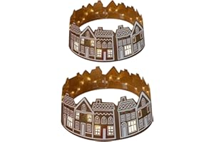 Tree Collar | LED Gingerbread House Christmas Tree Skirt - Reusable Holiday Supplies for Winter Living Room Fireplace Office 