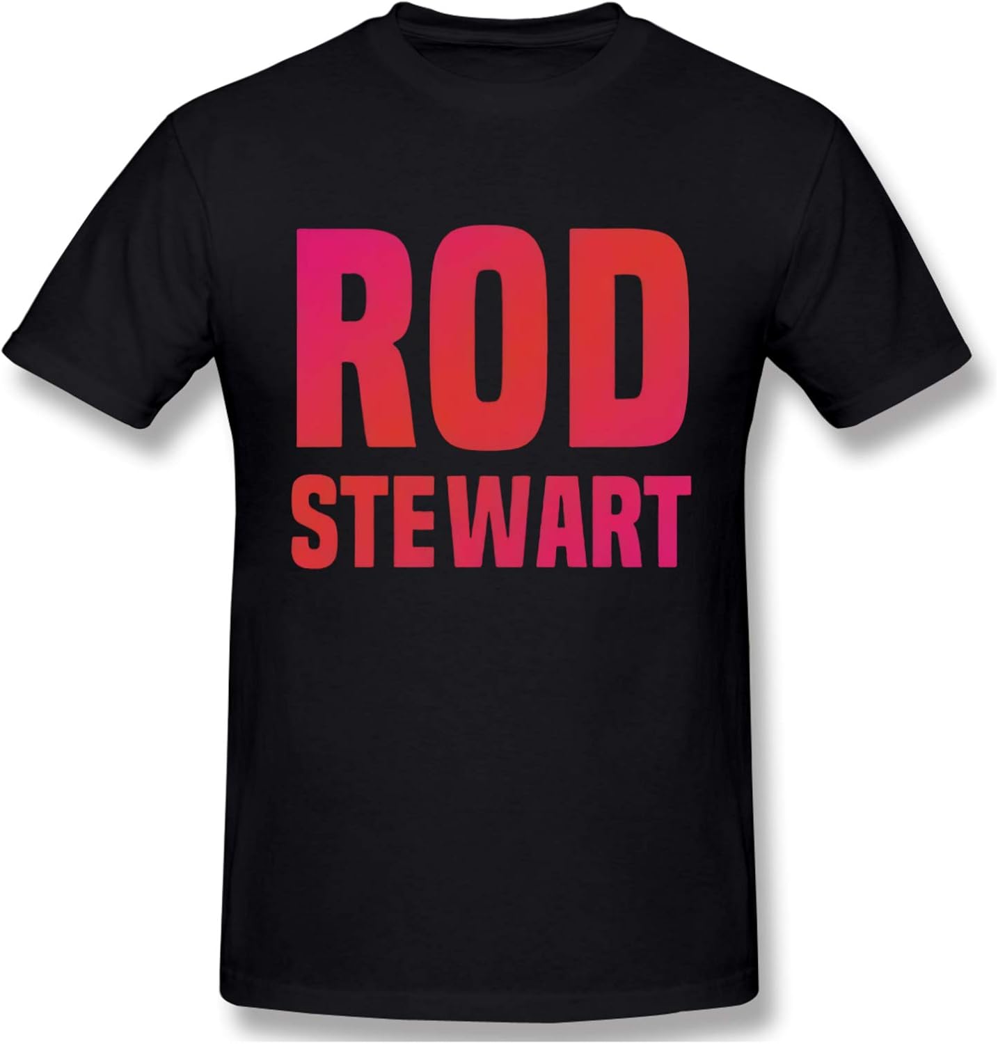 Unisex Rod Stewart Graphic TShirt Casual Short Sleeve Tee Fashion