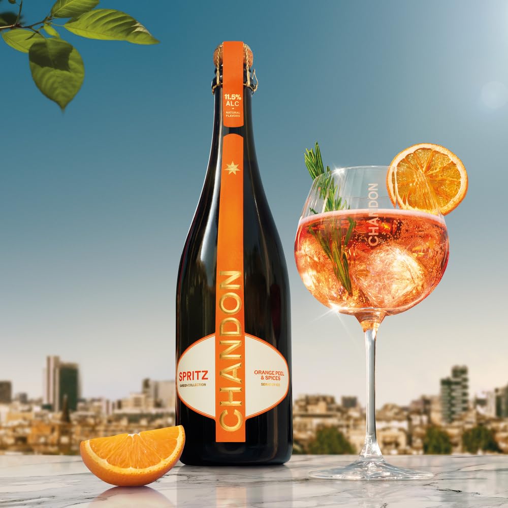 Chandon Spritz Orange Peel & Spices, 0,75L, 11.5% vol. | Neuer Look, gleicher Inhalt | Premium-Aperitif | Servierfertig | Auf Eis genießen | Design kann variieren 3