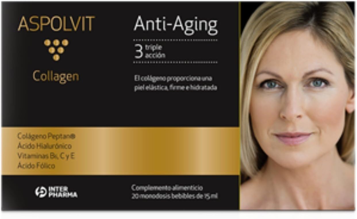 Aspolvit Collagen 20 Ampollas - Reduce Arrugas y Líneas de Expresión