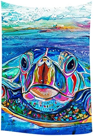 Custom Sea Turtles Bedroom Living Room Art Wall Hanging Tapestry Size 90x60 inches