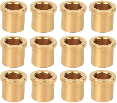 Fdit Bronze Bushing 12Pcs 6mm Hole Robot Bearing for TETRIX FTC FRC FIRST WRO