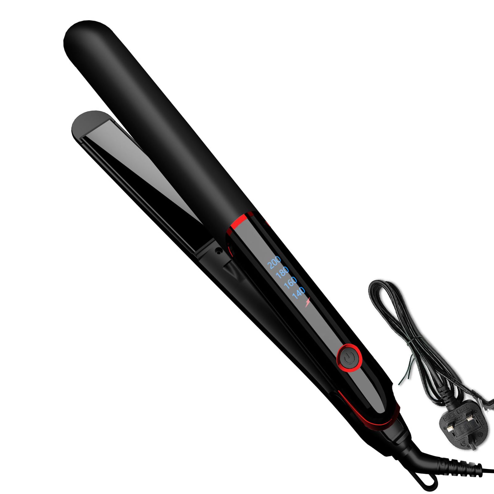 HIYAA Hair Straightener, 2 in 1 Hair Straighteners and Curlers with Ceramic Coating for Smooth Glide, 15 Second Heat up, Up to 200°C, Lasting Results for Curl/Wave/Straighten Hair