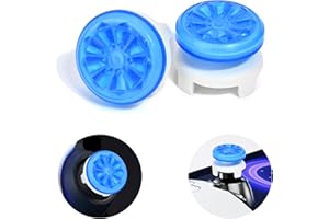 DLseego Thumb Grips Caps for PlayStation Portal Remote Player, Full Protection Anti-Slip & Anti-Scratch Anti-Fingerprint Protective Cartoon Button Cap Cover 2 Thumb Stick Caps - Blue