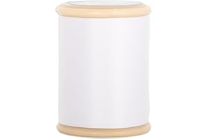 YLI Hand Quilting Thread - 100% Egyptian Cotton, Glazed, Strong & Tangle-Free, 500 yd. Spool - White