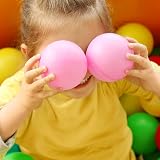 Straame Playballs Soft Pit Balls for Kids Pink 400 Count Crush Proof view 6